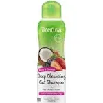 Tropiclean Berry & Coconut Deep Cleansing Cat Shampoo, 12-oz Bottle