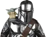 Mandalorian The Child Grogu Baby Yoda Shoulder Sitter Costume Cosplay Star Wars