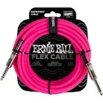 Ernie Ball Straight/Straight 20 ft. Flex Instrument Cable Pink