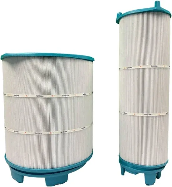 Hurricane Filters HF-STR-SET Advanced Pool Filter Cartridge Inner and Outer 21" Set - Replacement for Sta-Rite 25021-0200S & 25022-0201S System 3 S7M120 Set