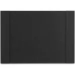 Staples Refillable Faux Leather Desk Pad 24&#034;L x 17&#034;W Black (45058) 2741550