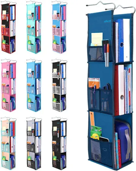 ® 3 Shelf Hanging Locker Organizer for School, Gym, Work, Storage,closet Blue Nu