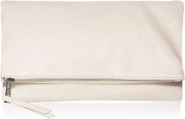 The Drop Southampton Zipper Foldover Clutch