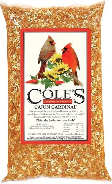 BC Cole's Cajun Cardinal Bird Seed CB05