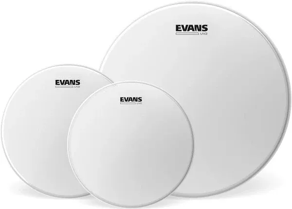 Evans UV2 Coated Tom Pack 10, 12, 14 in.