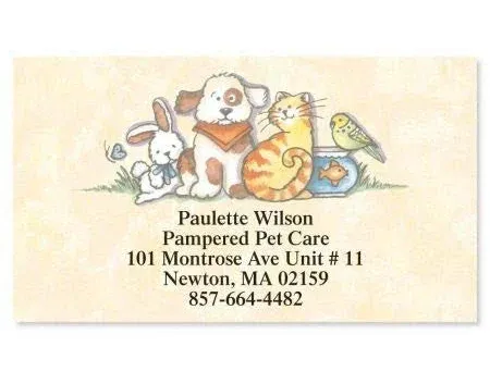 Pets Designer Business Cards | Current Catalog