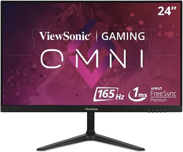 ViewSonic OMNI VX2418-P-MHD 24 Inch 1080p 1ms 165Hz Gaming Monitor with FreeS...