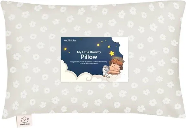 KeaBabies Toddler Pillow with Pillowcase