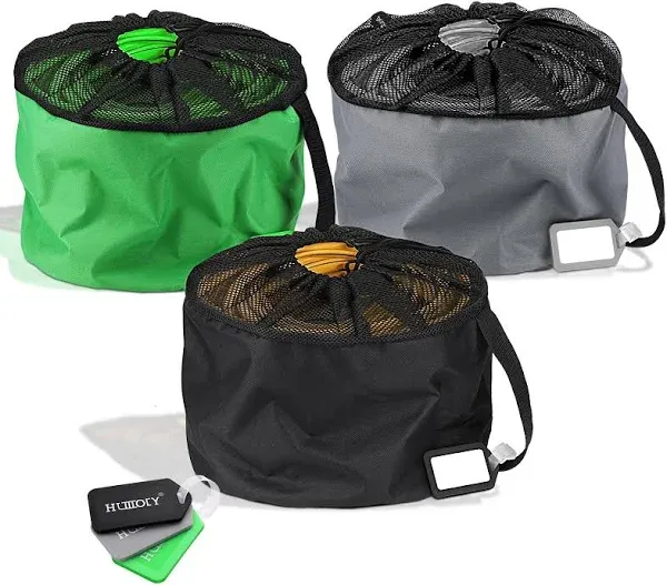 3 Pack Rv Hose Organizer Bag With Editable Identification Tags 3 Different Color