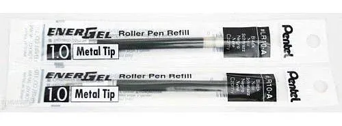 Pentel Refill Ink for EnerGel Liquid Gel Pen, 0.7mm Blue Ink, Set of 10 Refills