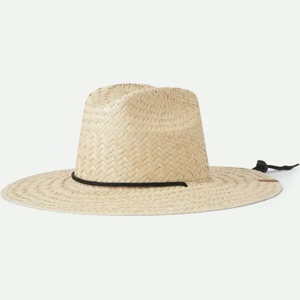 Bells II Natural Woven Straw Wide-Brim Hat