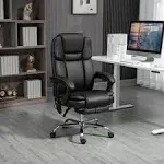 Massage Office Chair with 6 Vibration Points, Heated Reclining Computer Chair