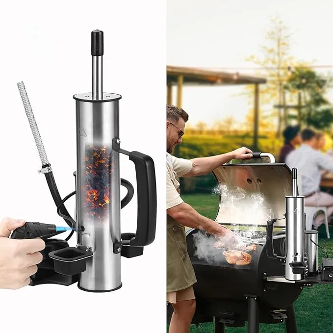 EUTRKei Smoke Tube for Pellet Smoker with Air Pump