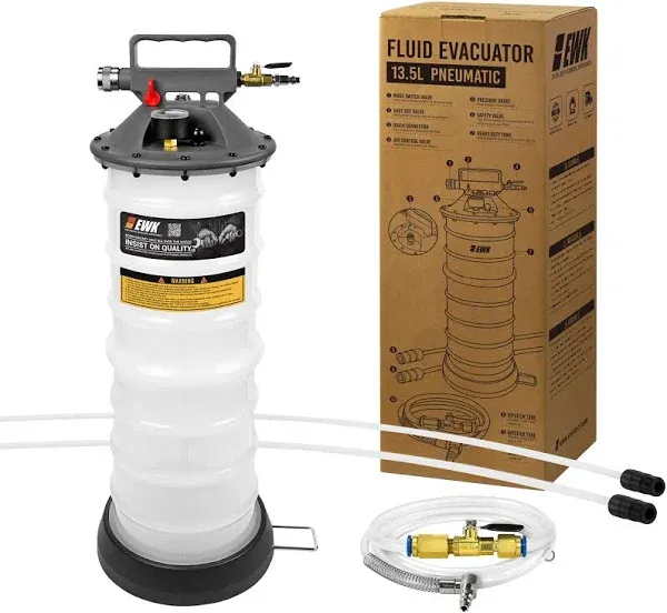 EWK Tools 13.5L Heavy Duty Pneumatic Oil Extractor / Dispenser Pump