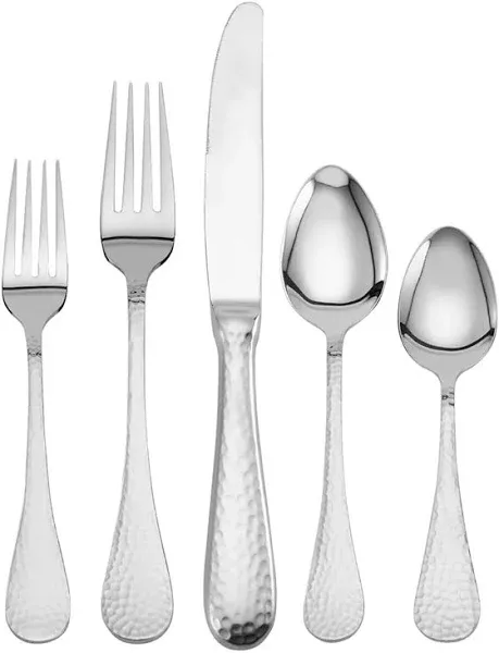 Wallace Continental Hammered Flatware Set