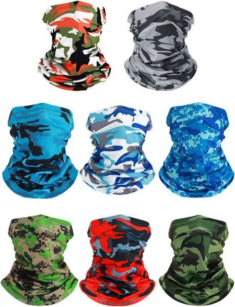 SATINIOR Men's Neck Gaiter Scarf Bandanas