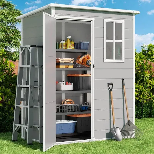 All-Weather Resin Outdoor Storage Shed