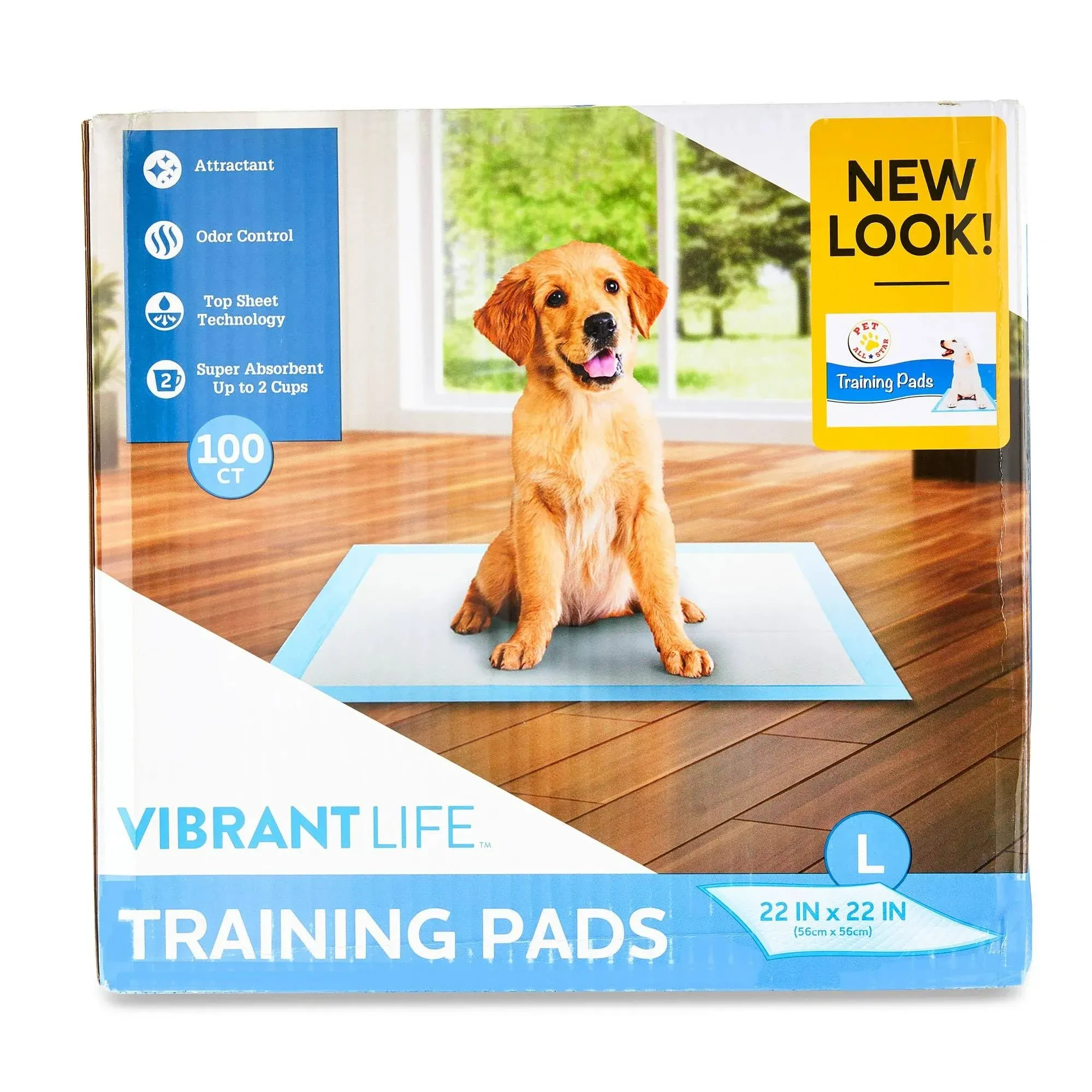 Pet All Star Training Pads, 50 Count 22" x 22"