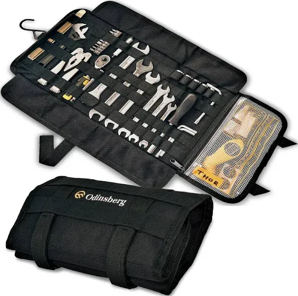 Odinsberg Heavy Duty Motorcycle Tool Roll Up Bag