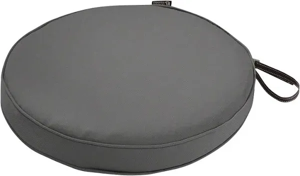 Classic Accessories Montlake FadeSafe Outdoor  Round Seat Cushion Cover 15”x2”