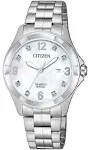 Citizen Quartz Womens Watch, Stainless Steel, Crystal