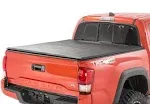 Rough Country 41716501 - Bed Cover - Tri Fold - Soft - 5' Bed - Dbl Cab - Toyota Tacoma (16-23)