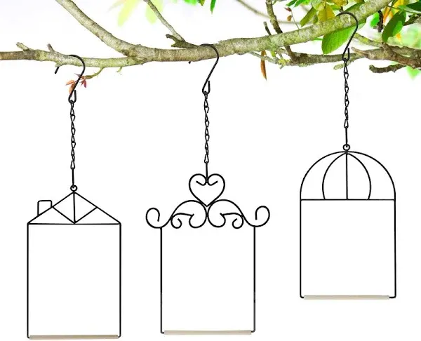 3 Pack Hummingbird Swing Hummingbird Perch Bird Swing Metal Frame Metal Frame Hu