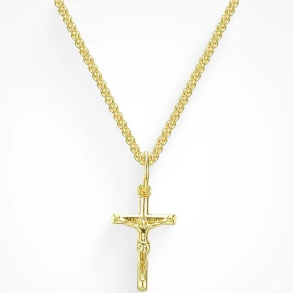 Gold Crucifix Pendant