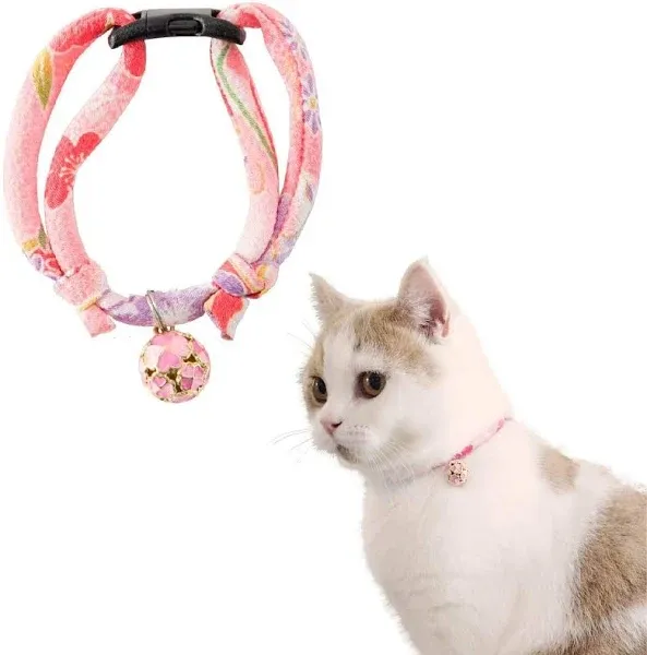 Necoichi Cat Collar with Clover Bell