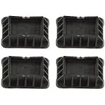 51717237195 Jack Pad for BMW E82 E90 F10 F07 F02 E84 (Pack of 4) Black 