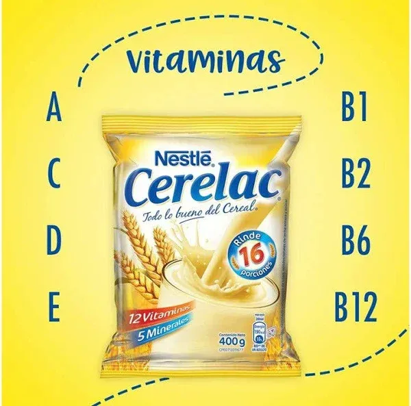 Cerelac Nestle Cerelac 400 GRS 1 Pack Cerelac Venezuela Bebida en Base A Cereal Trigo Instant Wheat Cereal Beverage