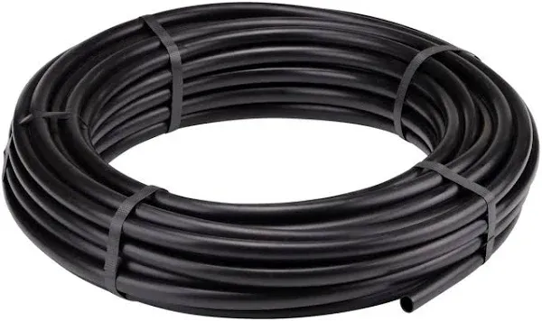 Raindrip 062010P Polyethylene Black Drip Watering Hose 0.7 O.D. in. x 100 L ft.