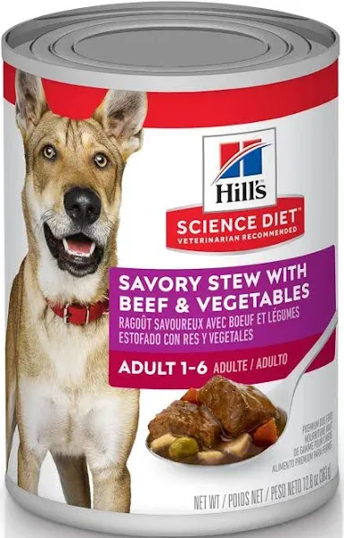 Hill's Science Diet Adult Savory Stew Canned Dog Food