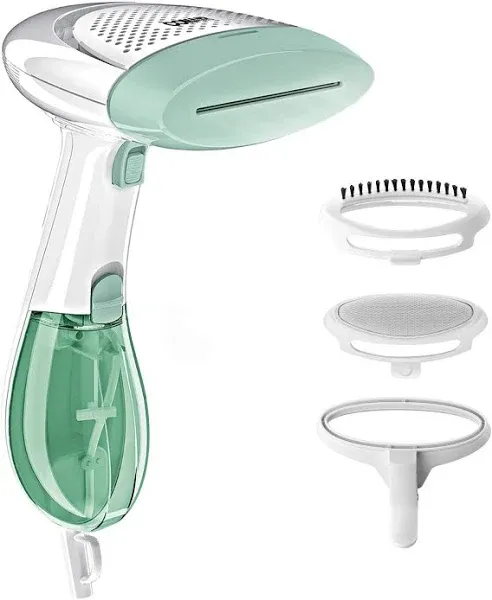 Conair Handheld Garment Steamer for Clothes, ExtremeSteam 1200W, Portable Handheld Design,White/Light Green