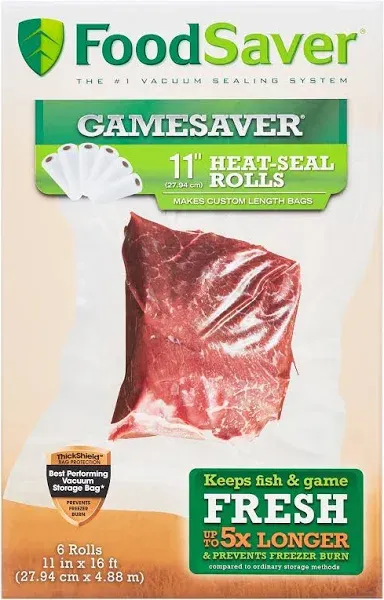 GameSaver 11 In. Heat-Seal Rolls - 6 Pk.