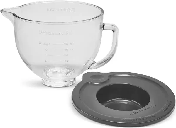 KitchenAid 5 Qt. Tilt-Head Glass Bowl with Lid