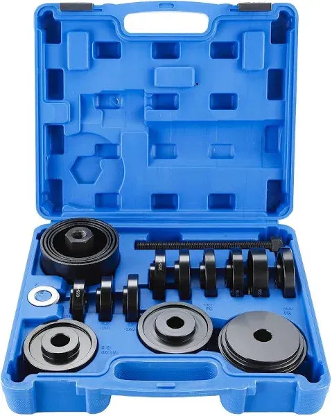 23pcs FWD Front Wheel Drive Bearing Puller Hub Removal Installation Tool Kit Separator Splitter Bushing Sleaves