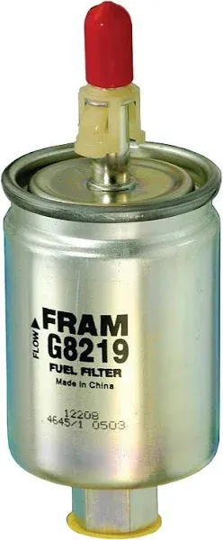 FRAM G8219 High Performance Replacement In-Line Fuel Filter for Optimal Engine Protection, Fits Select Chevrolet, GMC and Isuzu Model Years