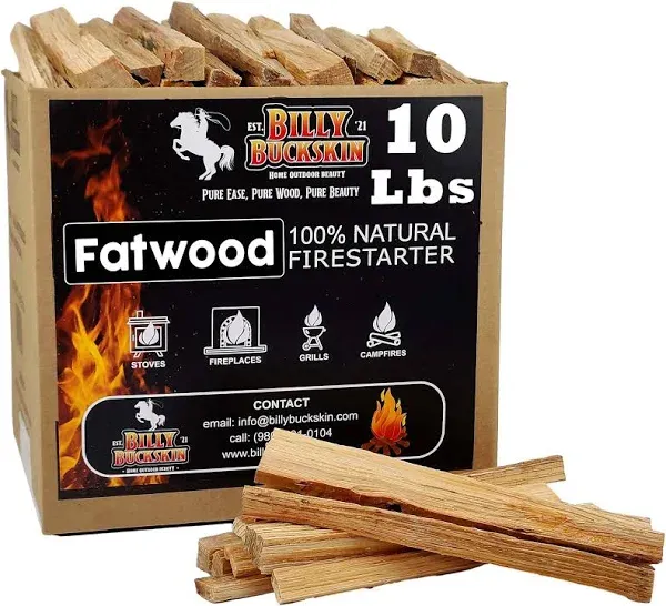 10Lbs Fire Starter Sticks Camping Essentials Wood Stoves/Firepla<wbr/>ces/Bonfires