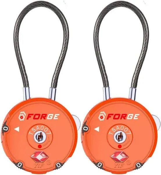 Forge Quality TSA Approved Luggage Locks