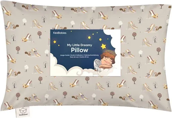 KeaBabies Toddler Pillow with Pillowcase