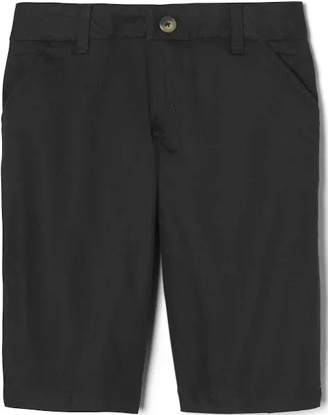 French Toast Girls' Adjustable Waist Stretch Twill Bermuda Short