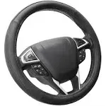 SEG Direct Black Microfiber Leather Steering Wheel Cover for F-150 Tundra Range