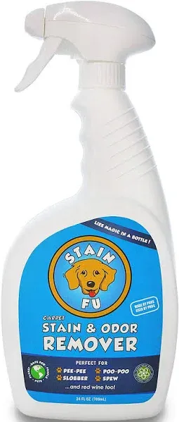 Pet Stain Odor Remover Professional Strength Powerful Eliminator for Tough Dog Cat Pet Urine Pee Poop Feces Vomit Slobber Drool Blood Wine Coffee Home Kennel Car RV Office (1 Gallon)