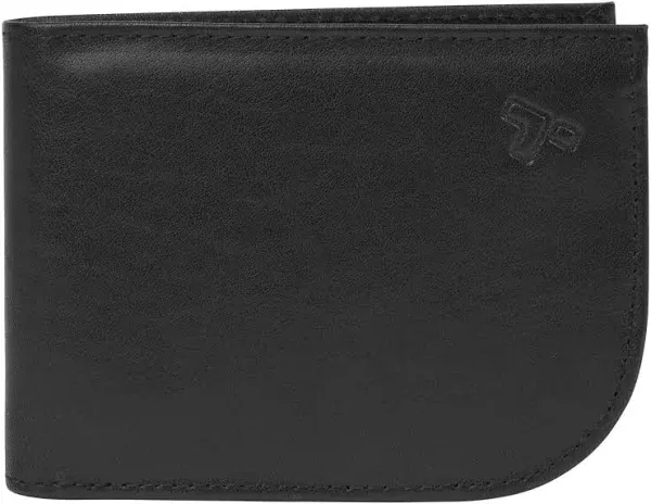 Travelon Safe ID Leather Front Pocket Wallet, Black, One Size