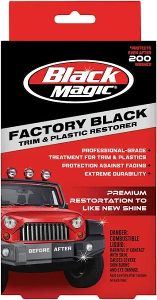 Black Magic 120164 Factory Black Trim Restorer