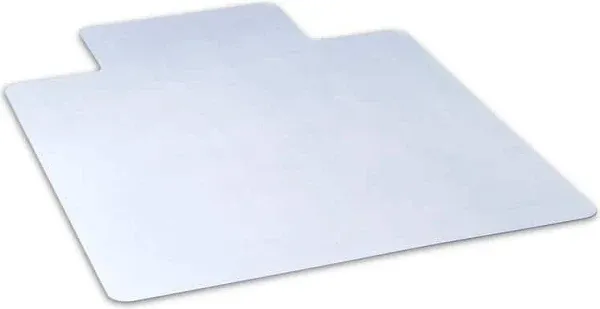 Dimex 36 in. x 48 in. Clear Office Chair Mat with Lip for Hard Floors