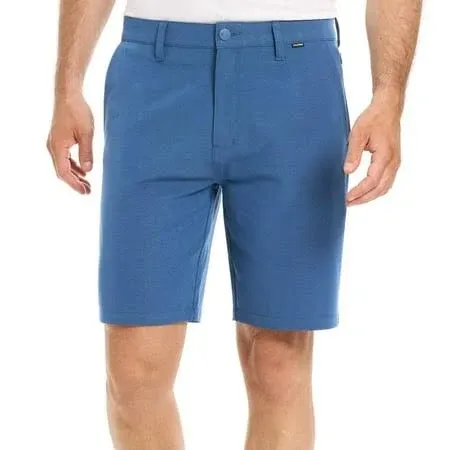 Men's Hurley Hybrid Walk Shorts Blue Size 40 NWT