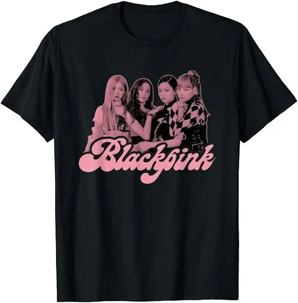 BLACKPINK Official Pink Photo T-Shirt