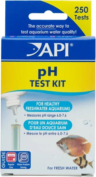 API pH Test Kit for Freshwater Aquariums Contains 250 Fast and Easy Tests